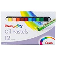 Los mejores  - Pentel PHN-12 - Caja de 12 pasteles de aceite- colores surtidos